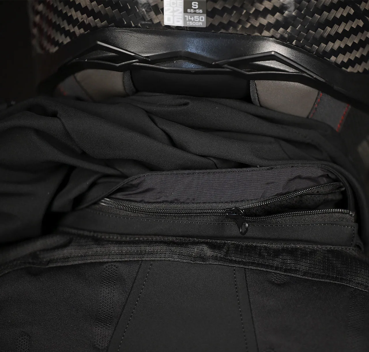 LS2 ZIRCONIUM EVO MONT SİYAH-KIRMIZI